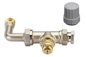 Radiatorer og ventiler - Danfoss RA-KE radiatorkobling 1/2" ligeløbende 1 strengs - 013G3362