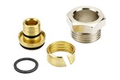 Radiatorer og ventiler - Danfoss Klemringsfitting 1/2" x 16 mm, alupex - 013G4176