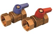 Gulvvarme - Roth Kugleventilsæt ligeløbende 1" - 17401973.858