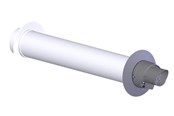 Kedler og skorstene - Metalbestos AFTRÆK CONNEXT 80/125 VÆGGENF 800 mm KONC - 342974080