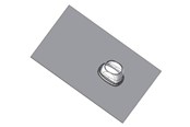 Kedler og skorstene - Metalbestos Aftræk connext taginddækning 5-45° flex 60/100-80/125 mm - 342935126