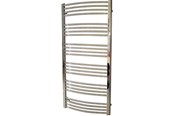 Håndklæderadiator og tilbehør - Kriss round håndklæderadiator 1320 x 600 mm forkromet - R13260C