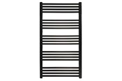 Håndklæderadiator og tilbehør - Kriss space håndklædetørrer 1103 x 500 mm mat sort - S11050S
