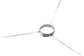 Kedler og skorstene - Metalbestos Wood 130 mm spærstyr med 5 meter bånd - 317529130