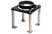 Kedler og skorstene - Metalbestos Wood 130 mm gulvbæring justerbar 325-540 mm - 317527131
