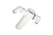 Afløb - Dallmer ø50 mm x 1 1/2" tilslutningsrør - 2 studse - 88222