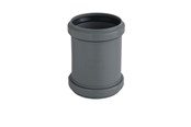 Afløb - ALIAXIS Ht-pp (amax pro) ø32 mm hvid dobbeltmuffe - BMD-032-000-000