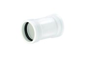 Afløb - Wavin 50 mm wafix pp skydemuffe hvid - 1440110