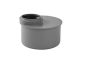Afløb - ALIAXIS Ht-pp (amax pro) ø75 mm x 50 mm grå reduktion kort - ZWW-075-050-0KR-GD
