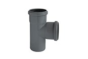 Afløb - ALIAXIS Ht-pp (amax pro) ø50 mm x 50 x 87,5° hvid gren - BTR-050-050-090