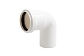 Afløb - ALIAXIS Ht-pp (amax pro) ø50 mm x 87,5° hvid bøjning - BKL-050-018-090