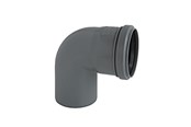 Afløb - ALIAXIS Ht-pp (amax pro) ø110 mm x 87,5° grå bøjning - KLW-110-027-090-GD