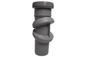Afløb - Purus Bøjning drejelig grå 40 mm muffe - 186193-040