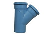 Afløb - ALIAXIS Dblue ø110 mm x 110 mm x 87,5° grenrør - VTR-110-110-90D