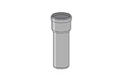 Afløb - Girpi Friaphon ø160 mm x 250 mm pasrør med muffe - SMMF160
