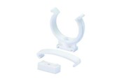 Afløb - Wavin 40 mm rørholder med afstandsklods hvid - 0451735