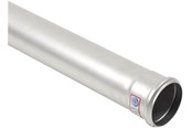 Afløb - Blücher afløbsrør 75X1000 mm muffe rustfri - 811.100.075