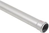 Afløb - Blücher afløbsrør 50X1000 mm muffe rustfri - 811.100.050