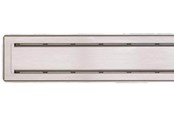 Afløb - Purus line ramme/rist steel 700 mm - 155811-707