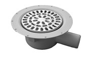 Afløb - Purus Afløbsskål purus med rustfri rist 50 mm - 153460-542