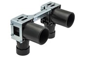 Pex-systemer - Uponor Koblingsdåse uponor pex q&e m7a dobbelt 15 mm x 1/2 - 1086204
