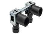 Pex-systemer - Uponor Koblingsdåse uponor pex kompression m7a dobbelt 15 mm x 1/2 - 1085764