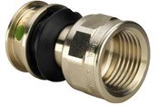Alu-pex systemer - Viega Raxofix overgang 20 x 3/4" muffe/muffe rødgods - 646189