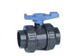 Plastrør og fittings - +GF+ Kuglehane pvc/EPDM PN16 muffe/muffe 40 mm - VSA22I400