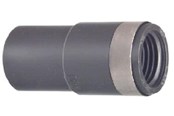 Plastrør og fittings - +GF+ Overgang pvc 40/32x1" n/mxm - 721910446