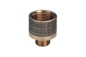 Gevindfittings - Viega Spidsmuffe 1 1/2" x 1 1/4" rødgods - 650865