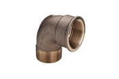 Gevindfittings - Viega Bøjning 90° muffe/nippel 1/4" rødgods - 318000