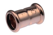 Pressrør og fittings - Vsh Fabrieken Dobbeltmuffe vsh 22 mm cu - 38020
