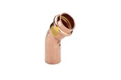 Pressrør og fittings - Viega Profipress G bøjning 45° 35 Kobber/blank, 345716 - 345716