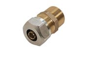 Pex-systemer - Roth Overgang 15 mm x 3/4" nippel rødgods - 17046211.176
