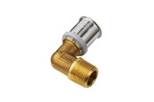 Alu-pex systemer - Roth Vinkel 90° 20 mm x 1/2" nippel - 17045651.239