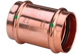 Pressrør og fittings - Viega Profipress skydemuffe 18 mm kobber - 461263
