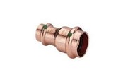 Pressrør og fittings - Viega Profipress reduktionsmuffe 22 x 18 mm kobber - 325800