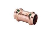 Pressrør og fittings - Viega Profipress muffe 35 mm kobber - 292706