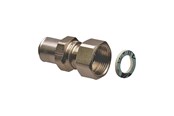 Alu-pex systemer - Uponor Pres kobling uponor med pakning muffe/muffe 20x3/4 - 1070605