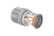 Alu-pex systemer - Uponor s-press plus preskobling muffe/nippel 20 mm x 34 - 1070505