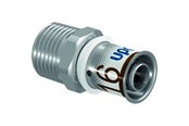 Alu-pex systemer - Uponor s-press plus preskobling muffe/nippel 16 mm x 34 - 1070503