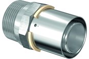 Alu-pex systemer - Uponor Preskobling uponor plus med nippel  63 mm x 2 - 1032895