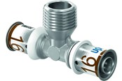 Alu-pex systemer - Uponor s-press plus prestee muffe/nippel 25 mm x 34 - 1070593