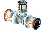 Alu-pex systemer - Uponor s-press plus prestee 25 x 16 x 25 mm - 1070574