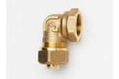 Kompressionsfittings - IMI Hydronic Vinkel kompression ta 90° 18 mm x 1/2 muffe - 53605318