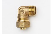 Komprimeringsbeslag - IMI Hydronic Vinkel kompression ta 90° 22 mm x 3/4 nippel - 53606622