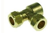 Komprimeringsbeslag - Vsh Fabrieken Vsh kompression tee muffe 15x15 mm x 1/2 - 0869803
