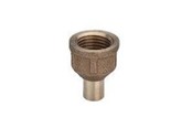 Kobberrør og fittings - Viega Indstiksstykke nippel/muffe 22 mm x 3/4" rødgods - 118846