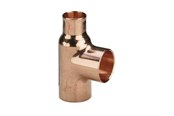 Kobberrør og fittings - Viega T-stykke 22 x 18 x 22 mm kobber - 101497