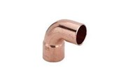 Kobberrør og fittings - Viega Vinkel 90° nippel/muffe 18 mm kobber - 101169